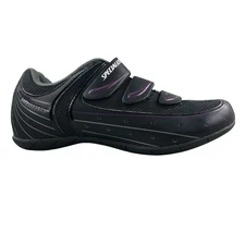 Specialized Men's Size 9 Spirita Touring Black Hook & Loop Road Cycling Shoes