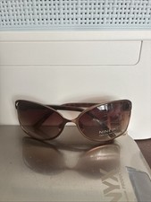 NWT Nine West Women s Sunglasses Brown Gradient Metal Lens