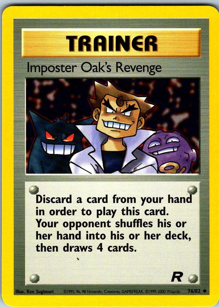 Imposter Oak's Revenge Uncommon Team Rocket 76/82 NM