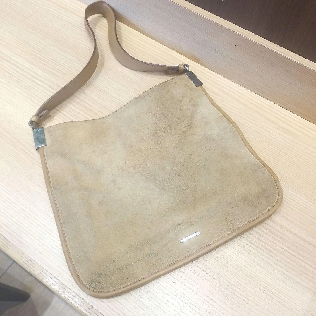 Sac bandoulière GUCCI daim beige #PGG3HX