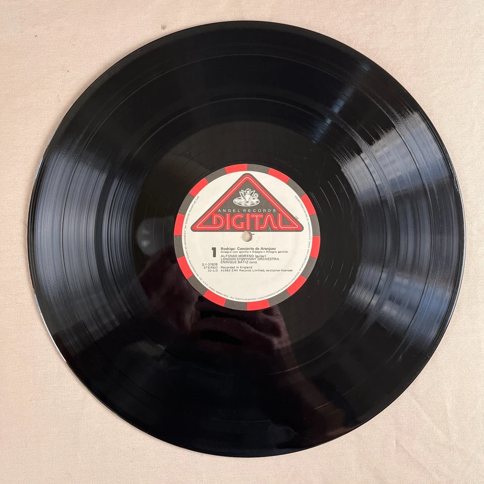 RODRIGO Concierto De Aranjuez 1982 Vinyl LP Angel DS-37876 - VG+ — 第 3/4 张图片