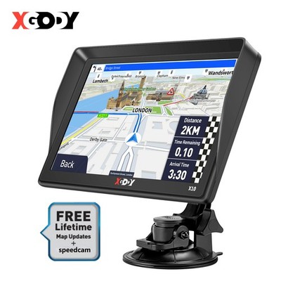XGODY 9'' Zoll 16G Auto Navigationsgerät für LKW PKW BUS GPS Navi Navigation POI