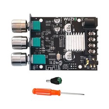 1 PC ZK-502MT Bluetooth 5.0 AUX Subwoofer Stereo Amplifier Board Module Unit