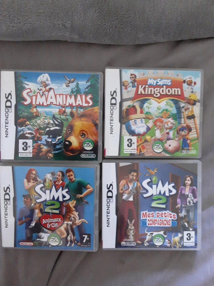 Lot De 4 Boites Sans Jeux Nintendo Ds Avec Doc - Photo 1/1
