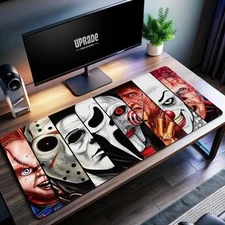 Horror Icons Gaming Desk Mat Mouse Pad