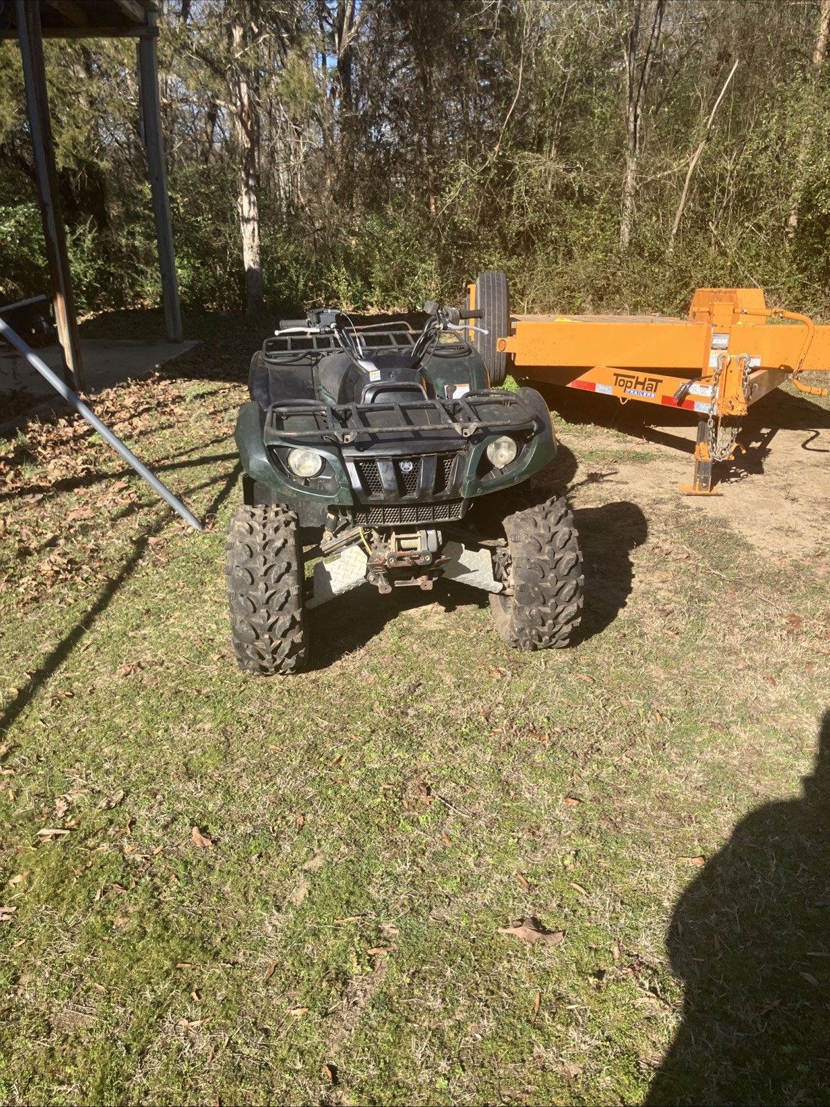 Yamaha grizzly 660 has a new carburetor and air box with new filter