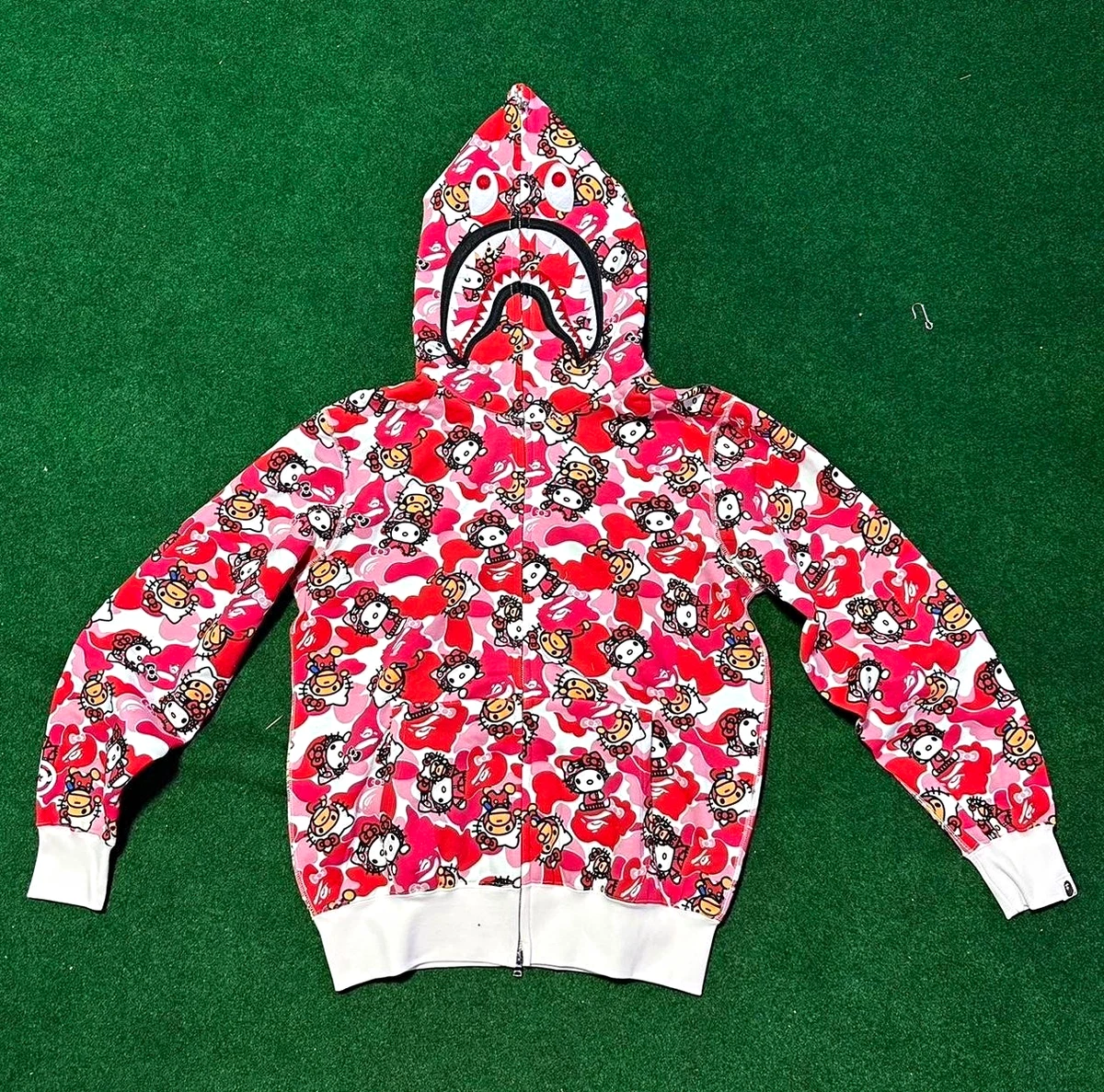 25+ A Bathing Ape Pink Cotton Hoodies & Sweatshirts for Men for