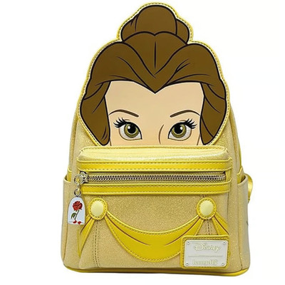 Teilen Disney Rucksack Schöne Die Schöne und das Biest Loungefly - Goldene Eleganz