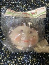 VTG Darice Sweet Dream Doll Head Hands Brown Hair Blue Eyes NO.SD-1