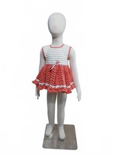 Vintage Handmade crochet infant toddler dress