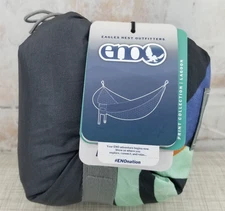 Eagles Nest Outfitters DoubleNest Hammock Lagoon/Charcoal 2 Person Brand New