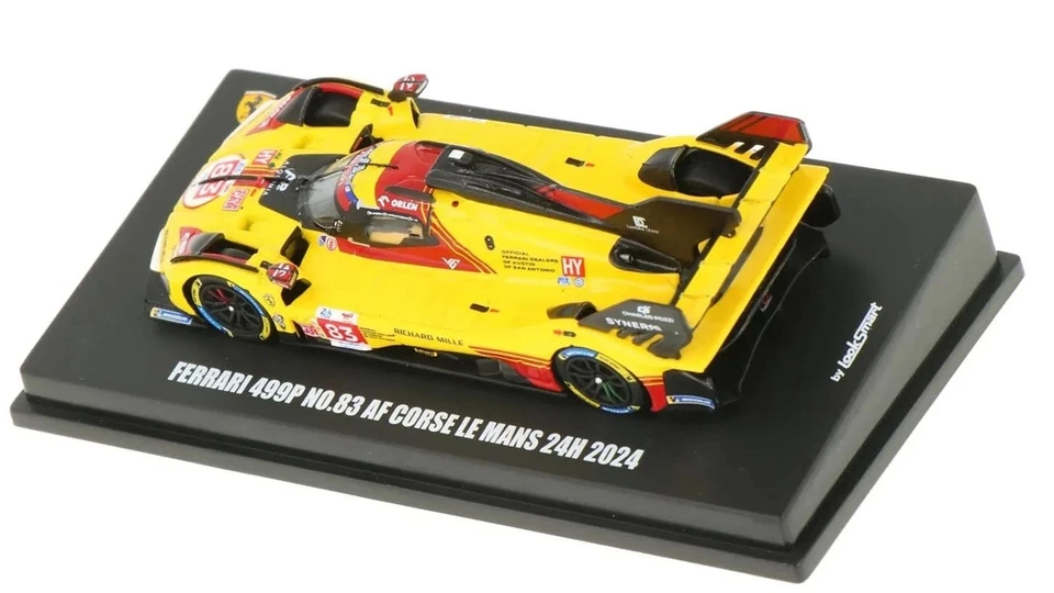Modellino Auto 1:64 Look Smart Ferrari 499P AF Corse #83 Kubica 24H Le Mans 2024 - Photo 4/4