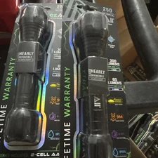 LitezAll 250 Lumens 6.25" Flashlight (24921-11BB01)  Set Of 2