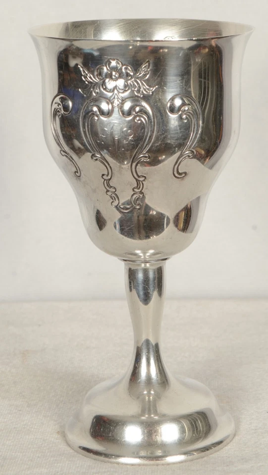 Taza copa infantil de plata esterlina Gorham Chantilly 200 gramos NO es chatarra Foto 2 de 4