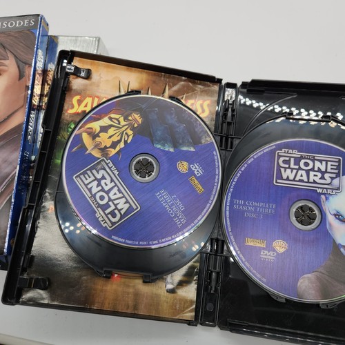 Star Wars: The Clone Wars - The Complete Season One Two & Three 1, 2,3 DVD Sets - Foto 4 di 10