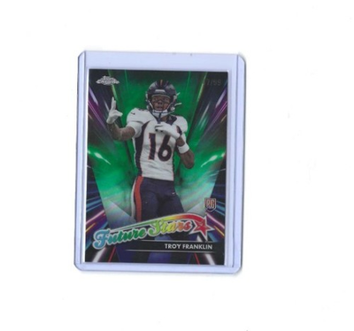#ad TROY FRANKLIN 2024 Topps Chrome Future Stars Green RC 47 99 #FS 11 $4.00