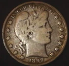 1899-P  Barber Half Dollar KEY DATE