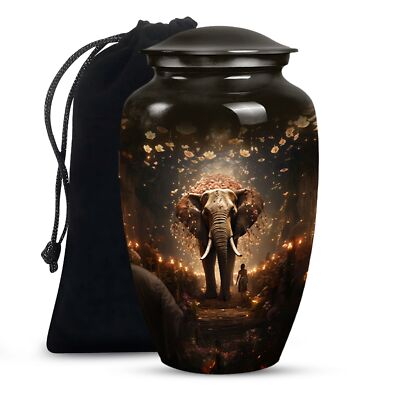 Elephant Unique Urns For Human Ashes Female & Male Large Urn For Adult