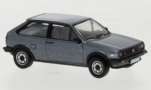 Brekina PCX870201 - 1/87 VW Polo II Coupe, Metallic Gray, 1985 - New