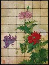24x32 Stone Backsplash Mural Tumbled Marble Tile Kitchen Ideas Bing Yun