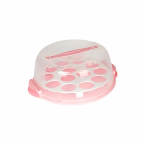 Cloche A Gateau Portative Avec Couvercle Boite Sonteneur En Plastique Cupcakes Ebay