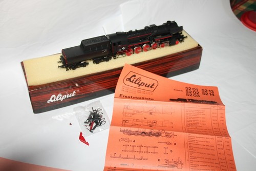 LILIPUT 5213 Loco vapeur OBB-LOK 52.1227 Tender Baignoire en métal GRAZ LINZ - Imagen 10 de 10
