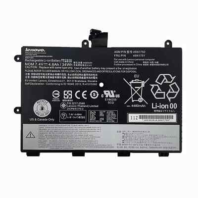 OEM Genuine 45N1748 45N1749 45N1750 45N1751 Battery For Lenovo ThinkPad Yoga 11E