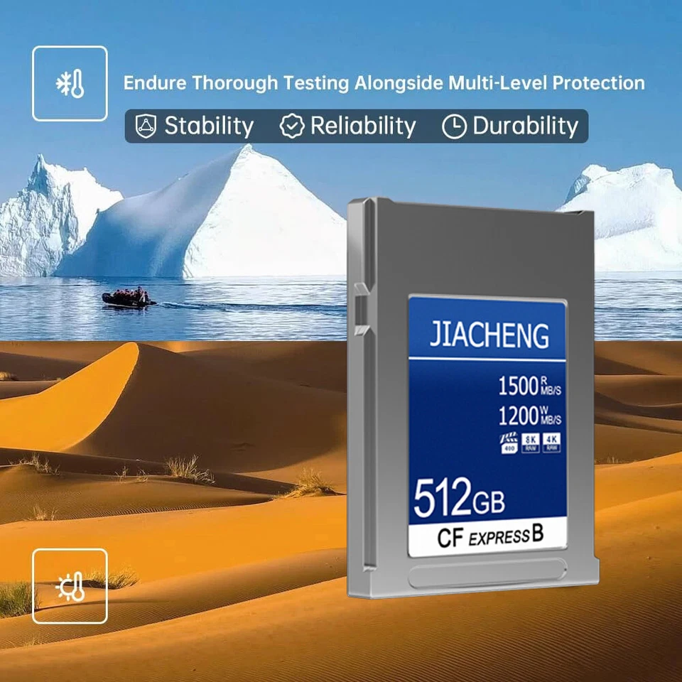CFexpress Type B Memory Card 128GB 256GB 512GB 1TB For 8K 4K Camera Canon Nikon - Image 4 of 4