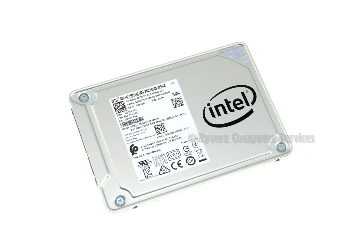 SSDSC2KF256G8 02X50D GENUINE INTEL SSD 256GB SATA (GRD A SSDSC2KF256G8 02X50D GENUINE INTEL SSD 256GB SATA (GRD A