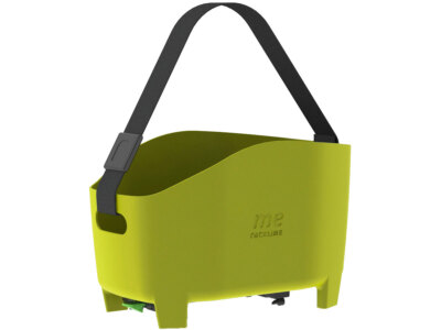 Racktime ME Fahrradkorb hinten m. Adapter grün