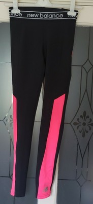 new balance womens accelerate running tight leggings black