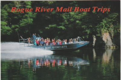 Oregon Mail Boat Rides ROGUE RIVER, OREGON MAIL BOAT TRIPS POSTCARD UNPOSTED 1Q58 | eBay