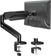 MOUNTUP Single Monitor Desk Mount, Adjustable Gas Spring Monitor Arm Support
