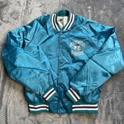 Charlotte Hornets ジャケット NBA chalk line Charlotte Hornets Jacket Large Chalk Line NBA Lined Silky