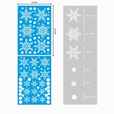 Christmas decorations snowman elk window sticker