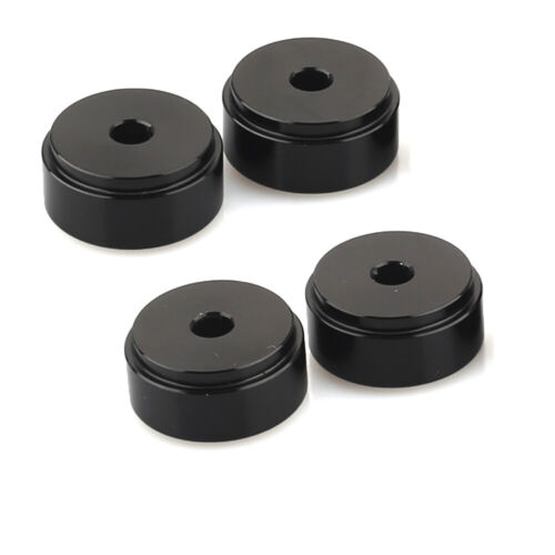 4 Stck. Aluminiumlegierung Lautsprecher Isolierung Füße HiFi Audio Verstärker Ständer Pad 20x10 mm - Bild 4 von 7