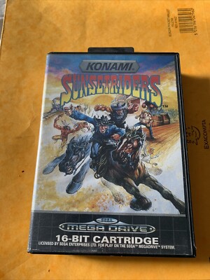 Sunset Riders - Sega Mega Drive - PAL Very RARE - Megadrive Retro Boxed MD