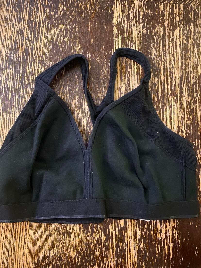 Women Nike black sports bra size 38C / RN # 56323 CA # 05553 - WOMEN SPORTS BRA | eBay