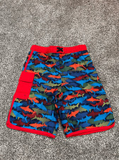 Land  s End swim trunks size 14-16 slim C33-29