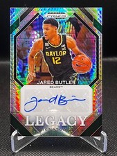 2024-25 Panini Prizm Draft Legacy Signatures Prizms Hyper #11 Jared Butler