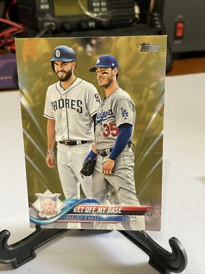 2018 Topps Update Gold /2018 Eric Hosmer Cody Bellinger Get Off My Base