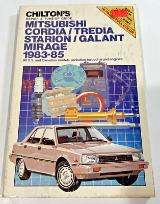 Chilton 7583 Mitsubishi Cordia Tredia Starion Galant Mirage 1983-85 Repair Guide