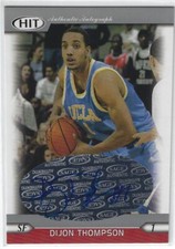 DIJON THOMPSON UCLA BRUINS BASKETBALL 2005 SAGE HIT CERT AUTO AUTOGRAPH CARD