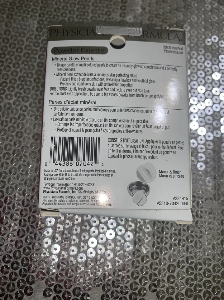 Physicians Formula Powder Palette Glow Pearls .28 Oz LIGHT BRONZE PEARL 7042 - Image 3 of 3