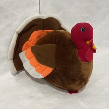 Dakin VTG 1984 Plush Turkey Stuffed Animal Plush Toy Or Thanksgiving Decoration