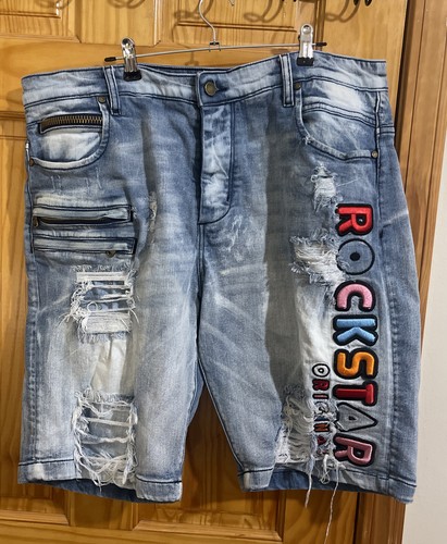 Rockstar Original Men Denim Shorts 42 