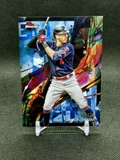 2024 Topps Finest Common Sky Blue Refractor Carlos Correa Twins Card #2 054/325