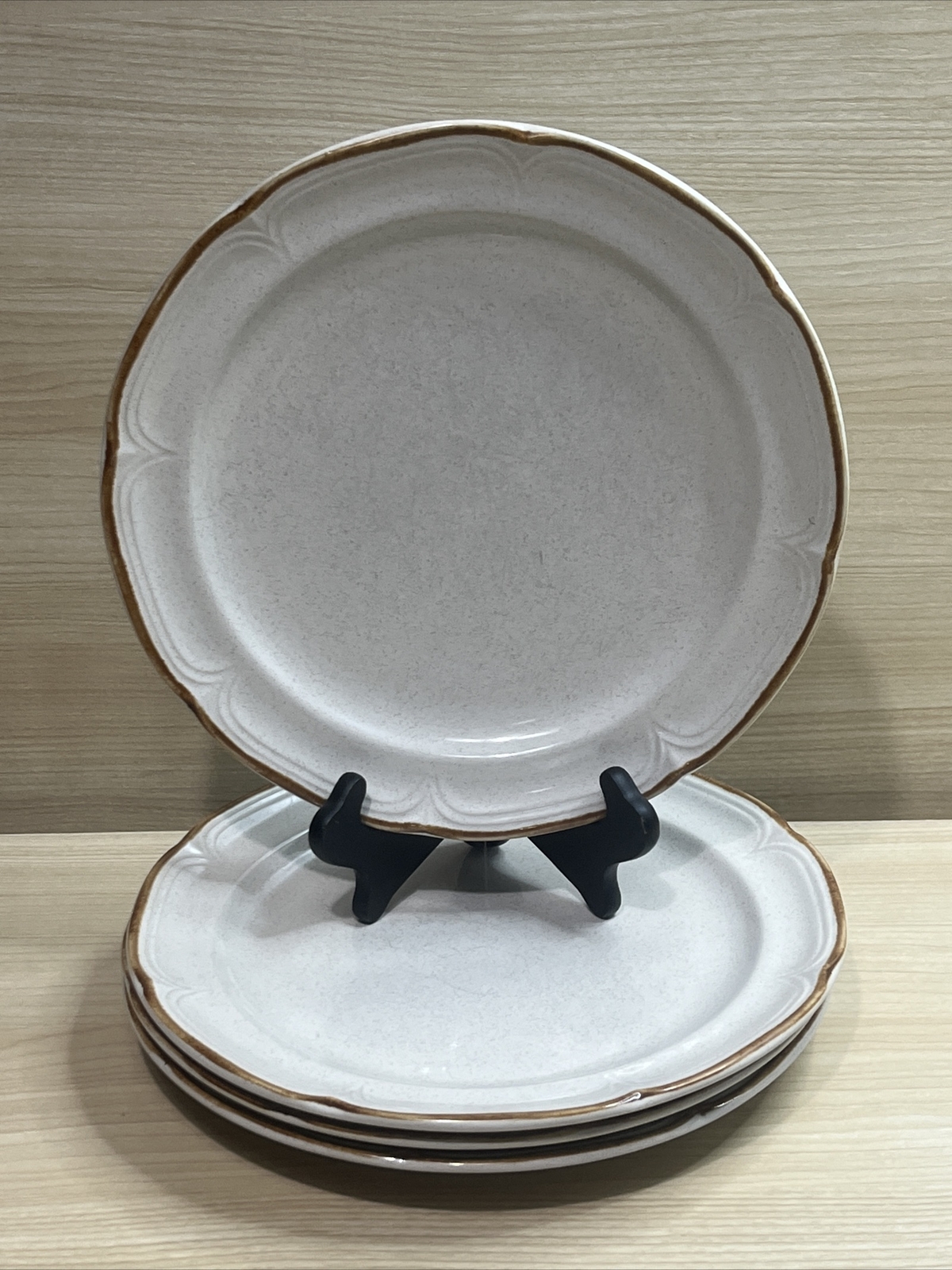 Hearthside Stoneware Summer Sun Baroque Dinner Plates Japan 10 1/2