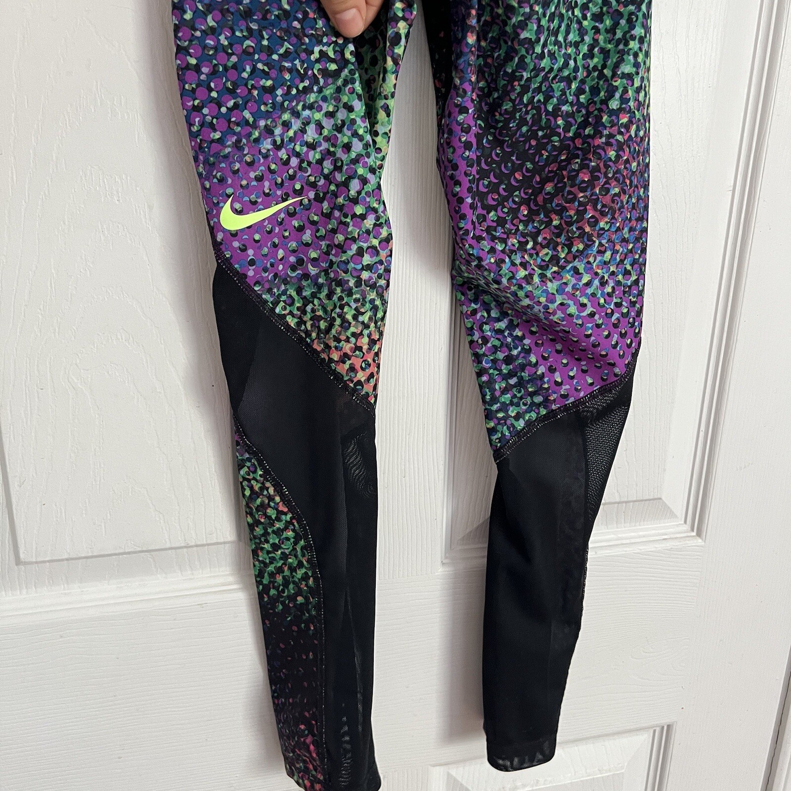 Nike Pro Hypercool Multicolor Print, Black Sheer … - image 8