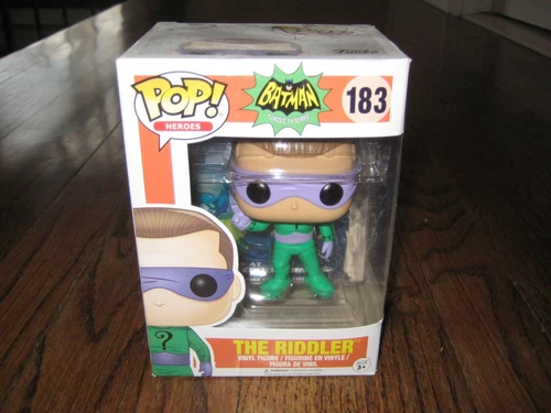 Funko POP! Heroes The Riddler 183 Vaulted  NEW! The Batman